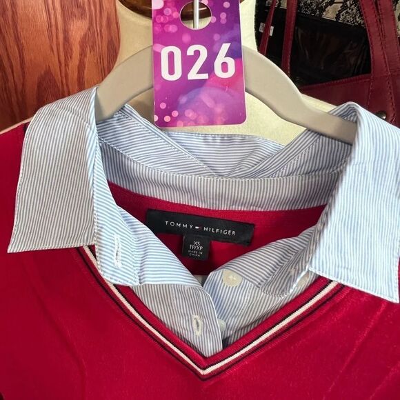 NWOT Tommy Hilfiger One Piece Sweater & Shirt Size XS #026 - Picture 3 of 7